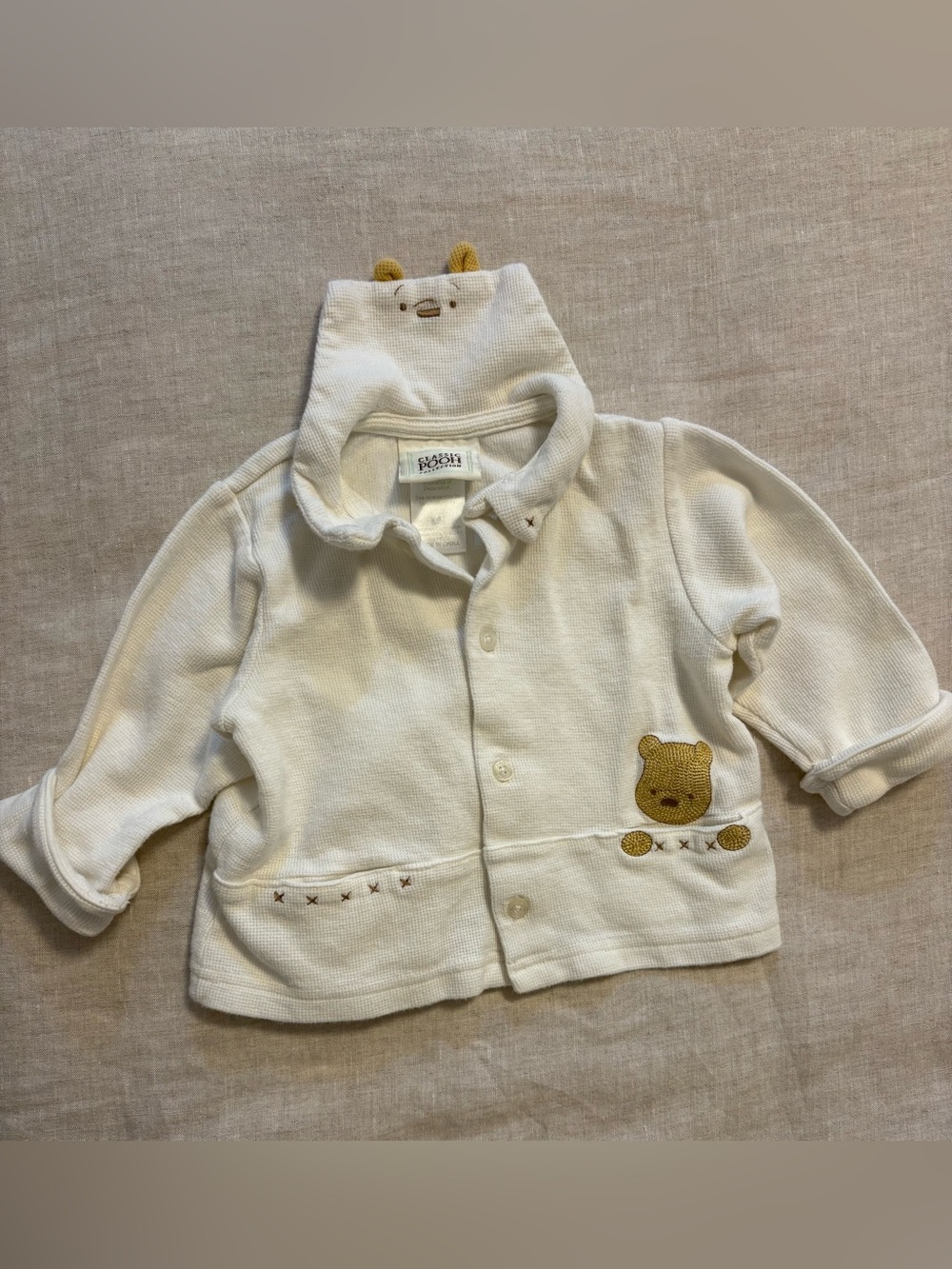 Vintage Classic Pooh Baby Cardigan 9M